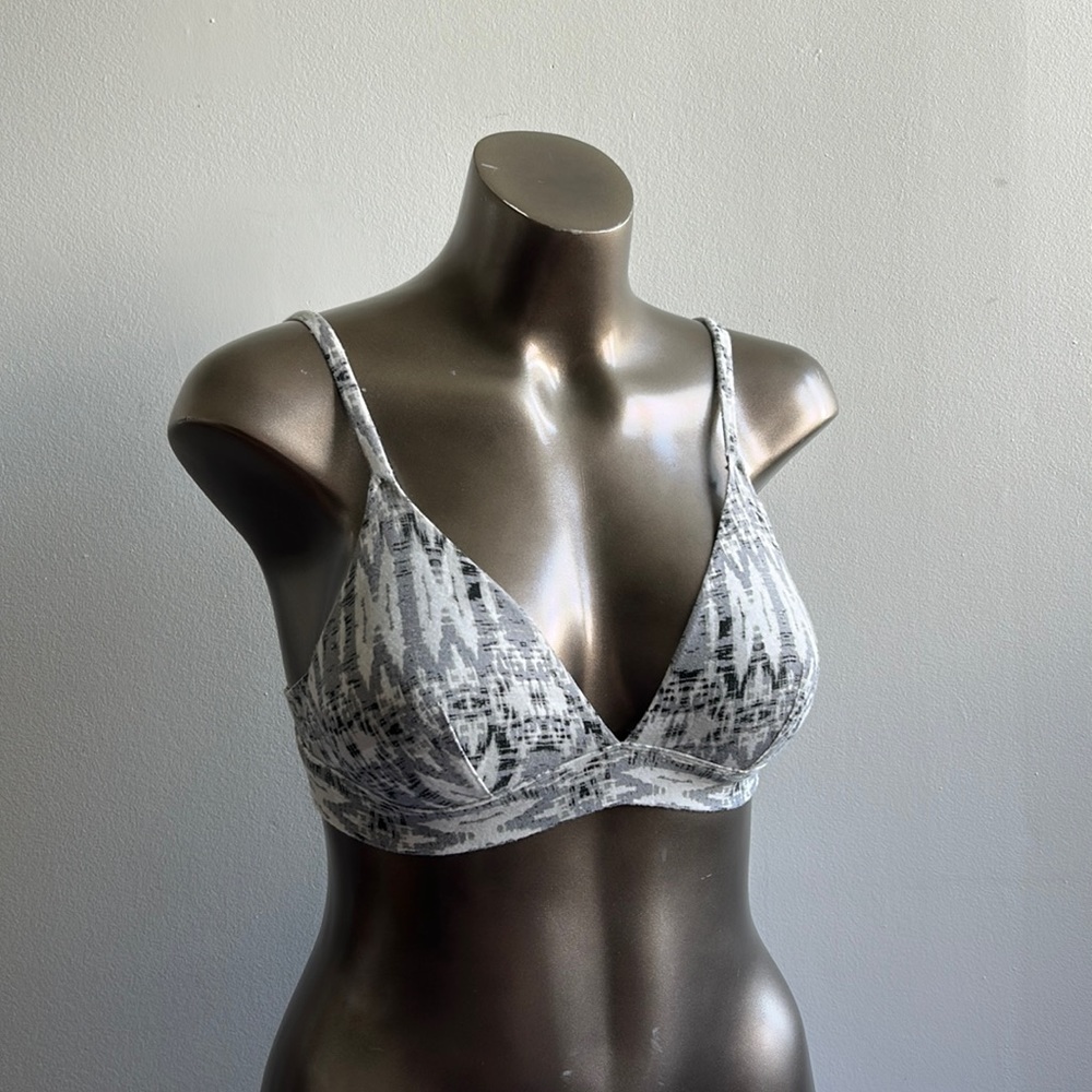 La Senza XL Bra Grey & White .